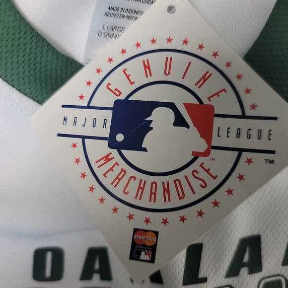 Oakland A's Athletics MLB Baseball Shirt Boys Large 12 - 14 NEW - Picture 8 of 8